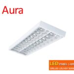 โคมตะแกรงติดลอย 2xT8 AURA