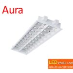 โคมตะแกรงฝังฝ้า 2xT5 AURA