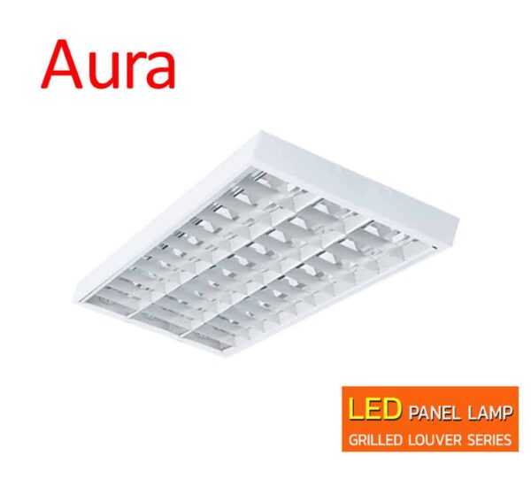 โคมตะแกรงติดลอย 3xT5 AURA